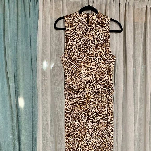 Michael Kors Leopard jump suit gold metallic - Picture 1 of 6